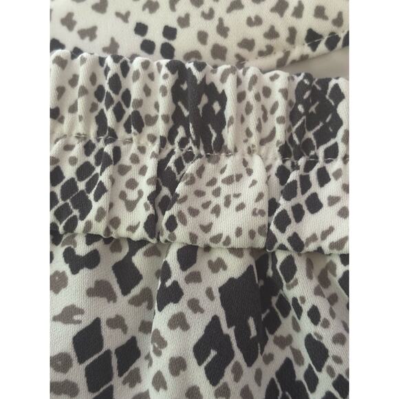 J. Crew Jamie Pant Womans 12 Pull on Reptile Print Flat Front Comfort Contempory - Picture 4 of 11